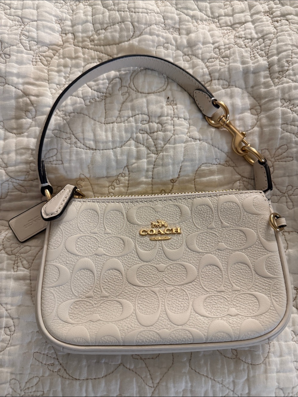 Coach Nolita 15 Leather Wristlet Bag